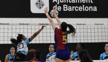 Victoria en el tie-break de CVB Barça vs Grau Élite Cementos