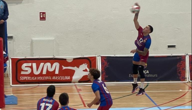 Contundente victoria del Barça Voleibol en casa