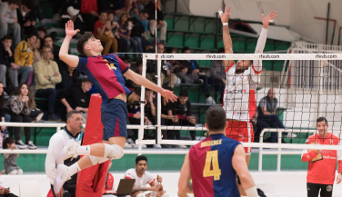 Barça Voleibol cierra la Liga Regular con victoria ante Indescar Zaragoza