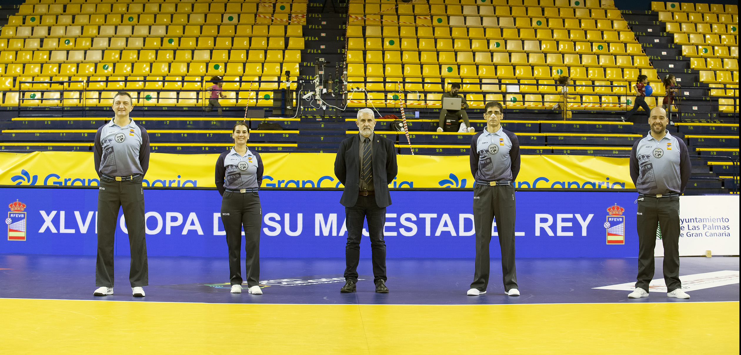 El equipo arbitral de la Copa del Rey 2022