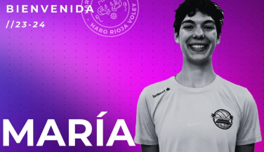 OCISA Haro Rioja Vóley ficha a la receptora María Bouza