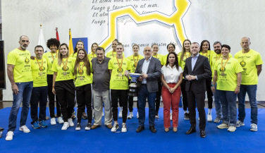 El Cabildo de Gran Canaria recibe al Hidramar Gran Canaria, campeón de la Liga Iberdrola 