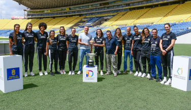 El Cabildo de Gran Canaria recibe a las flamantes Campeonas de la Liga Iberdrola 