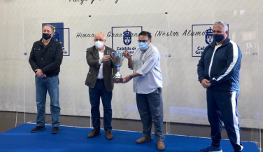 CV CCO 7 Palmas fue recibido con honores en la Casa Palacio del Cabildo de Gran Canaria