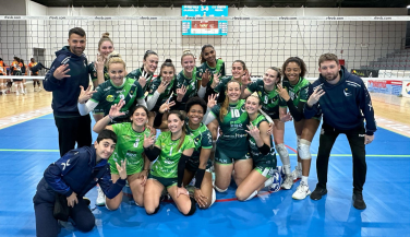 Contundente victoria del FP Pro Voley Cajasol por 3-0 a CV Santa Cruz Cuesta Piedra