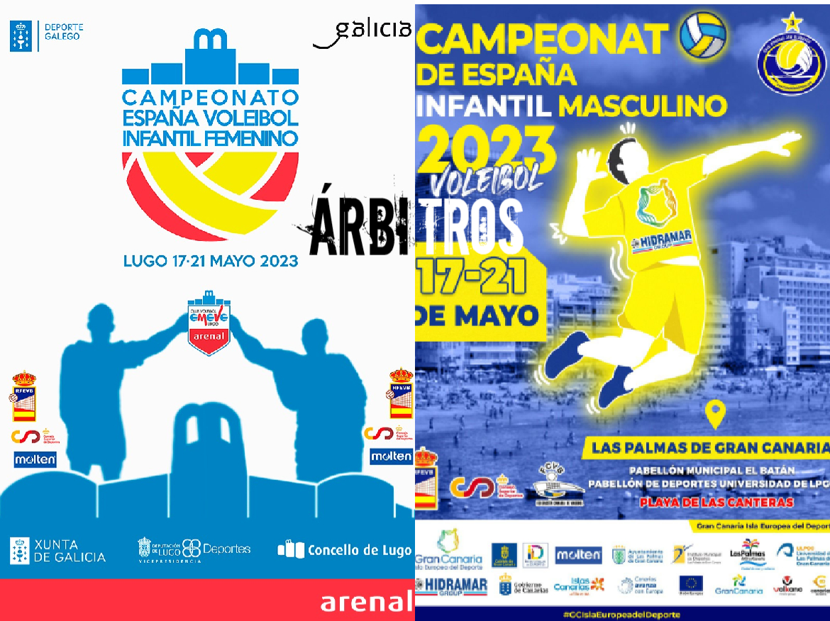 Designaciones Campeonato de España Infantil Femenino y Masculino 2023