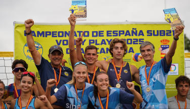 Canarias reina en el Campeonato de España sub21 de vóley playa