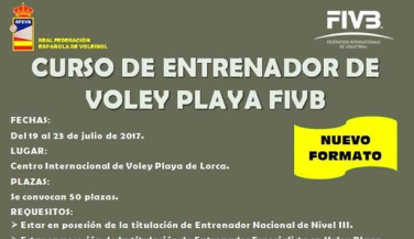 Convocado el Curso Internacional de Entrenador de Voley Playa de Nivel I