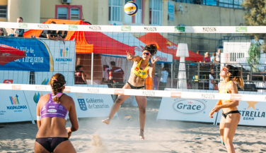 Espectacular jornada en la apertura de la Copa de España de Vóley Playa