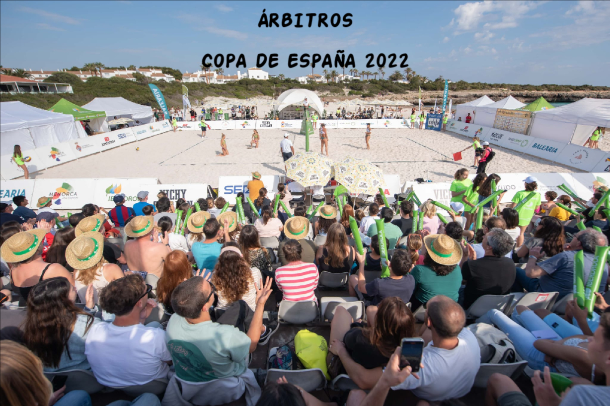 Designaciones Copa de España Voley Playa 2022