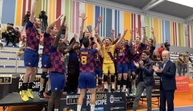 Barça Voleibol consigue su segunda Copa Príncipe al derrotar a Tarragona SPSP 