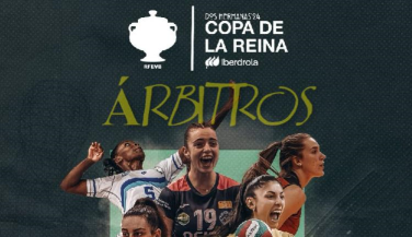 El equipo arbitral de la Copa de la Reina 2024