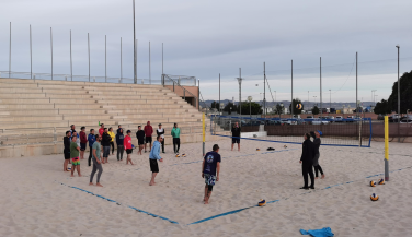 El CIVP de Lorca acoge la fase presencial del Curso de Entrenadores de Vóley Playa de Nivel II
