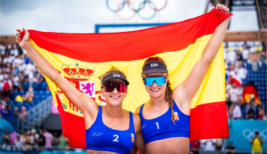 Tania Moreno y Daniela Álvarez aseguran las eliminatorias con un gran triunfo sobre las alemanas