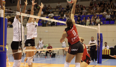 DSV CV Sant Cugat consigue brindar a su afición una contundente victoria ante CV Sayre CC La Ballena