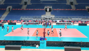 La selección femenina toma contacto con la pista de Bratislava