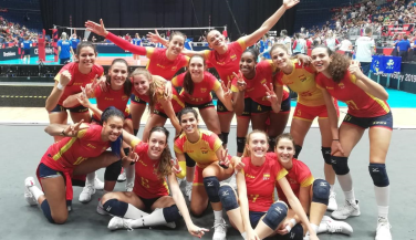 Las Leonas disputarán los octavos de final del #EurovolleyW
