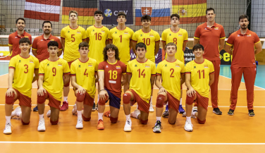 La selección española sub18 masculina cede ante Alemania en el estreno en el Preeuropeo