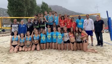 La Playa del Érazo corona a los nuevos campeones de España infantiles de Vóley Playa
