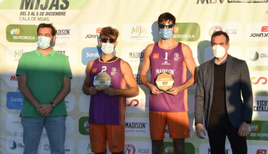 Feltrer/Pérez y Kliokmanaite/Puri campeones del Madison Beach Volley Challenger en Mijas