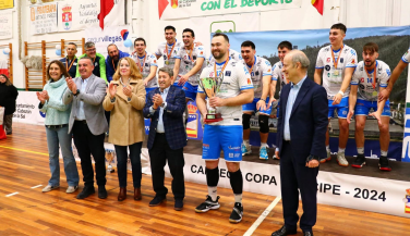 Vóley Textil Santanderina consigue su segunda Copa Príncipe ante su afición