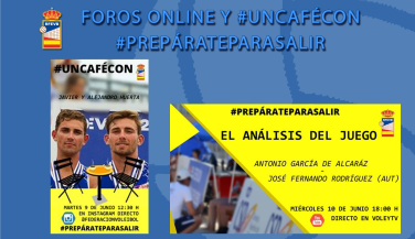 El vóley playa, protagonista del foro de divulgación y de #uncafécon 