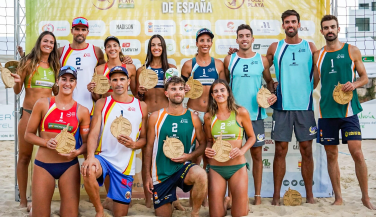 Herrera/Gavira y Carro/Lobato se coronan en el Campeonato de España de Vóley Playa 2022