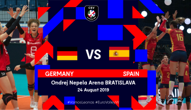 España se mide con Alemania en la segunda jornada del #EurovolleyW