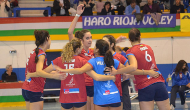 Haro Rioja Vóley suma su primer triunfo 