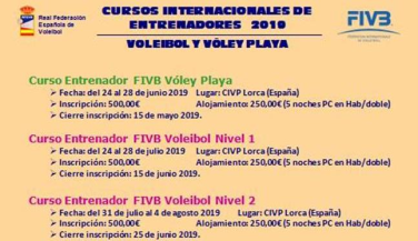 Cursos FIVB para entrenadores en Lorca