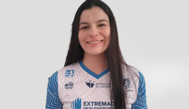 Juliana Ocaña nueva incorporación del Club Deportivo Voleibol Guía. 