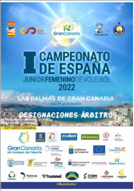 Designaciones Campeonato de España Junior Femenino