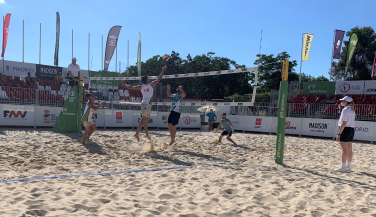 El Madison Beach Volley Tour Madrid International Open arranca con una disputadísima jornada inaugur