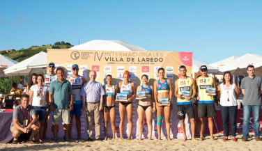 Las parejas Tomás-Menendez y Agudo-Pazo, vencedores de los Internacionales Villa de Laredo