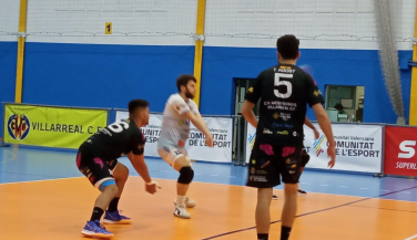 Electrificante partido vivido entre el Club Voleibol Mediterráneo y el Tarragona SPSP
