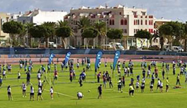 Evento Pequevoley celebrado en Vecindario 