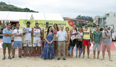 Las parejas De Amo-Batallán y Ribera-Fernández, campeones de los Internacionales Villa de Laredo