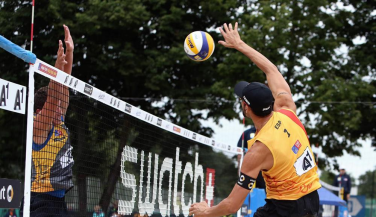 Un triunfo y dos derrotas en el Europeo de Voley Playa