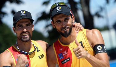 Herrera-Gavira, a cuartos de final del Europeo de Voley Playa