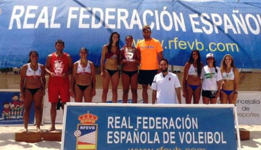 Las melillenses Martín-Bisbe, vencedoras del Campeonato de España de Voley Playa Sub19 femenino