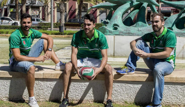 Unicaja Almería presenta a Miguel Ángel De Amo, Pablo Cabrera y Rafa Pascual