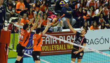 CAI Voleibol Teruel vive una noche histórica en la Copa CEV