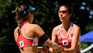 Resultados desiguales para las parejas españolas en la primera jornada del Major de Klagenfur