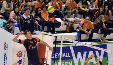 CAI Voleibol Teruel cae en su estreno de Liga de Campeones