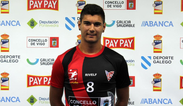 Óscar Sánchez (Club Vigo Voleibol), MVP de la jornada de Superliga masculina 2
