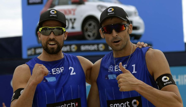 Resultados desiguales para las parejas españolas en el Europeo de Voley Playa