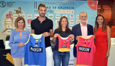 Presentada en Valencia la segunda prueba del Madison Beach Volley Tour 2016
