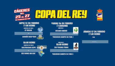 Celebrado el sorteo de la Copa de SM el Rey 2016