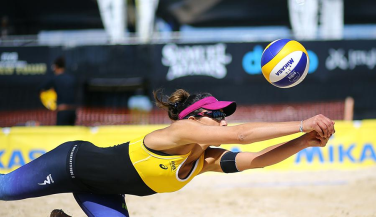 Las españolas Ribera-Fernández, listas para debutar en el Satélite de Voley Playa de Vilna