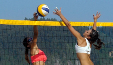 Todo listo en Dumbría para el Campeonato de España Cadete de Voley Playa